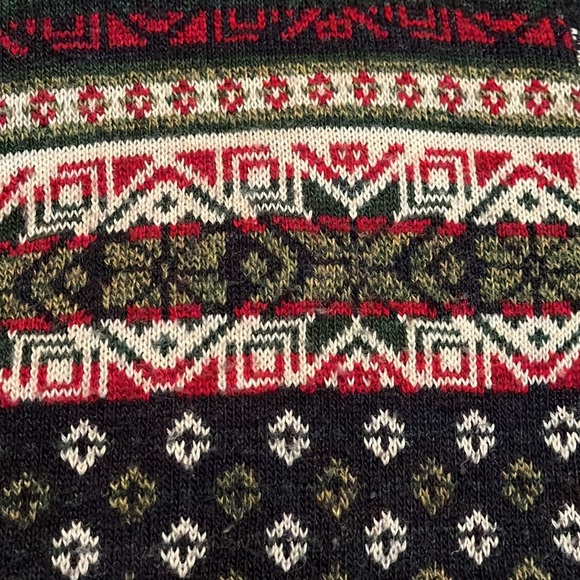 CABELLAS Size 2X NORDIC Ski Zipper Cardigan V-Neck Sweater Longline Cozy - Picture 12 of 16